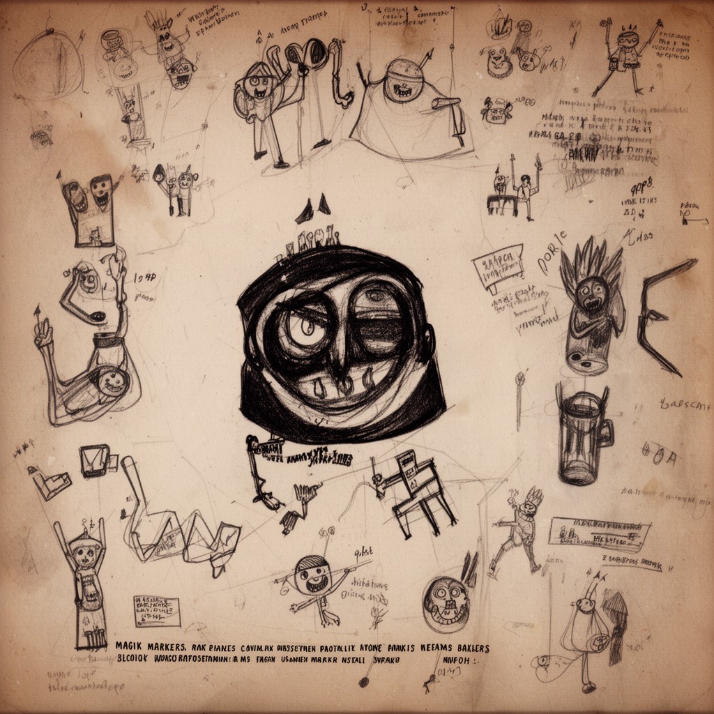 AI-generated illustration of Magik Markers