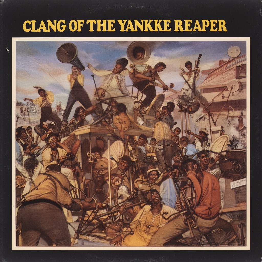 AI-generated illustration of Clang of the Yankee Reaper