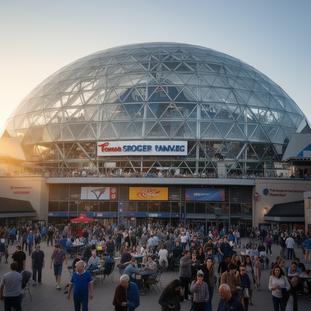 AI-generated illustration of SkyDome