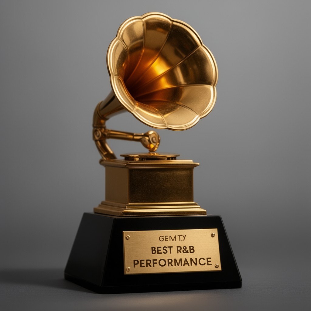 AI-generated illustration of Grammy Award for Best R&B Performance