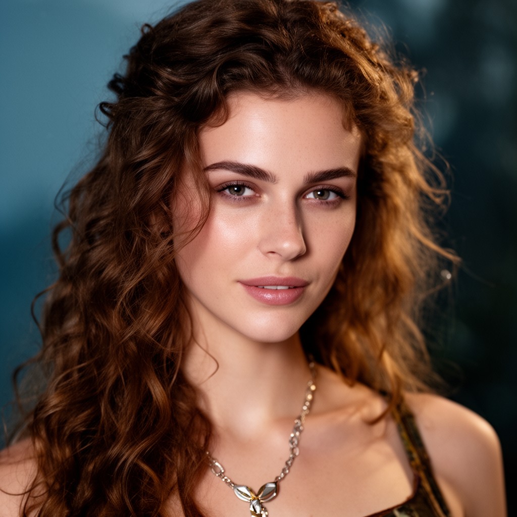 AI-generated illustration of Astrid Bergès-Frisbey