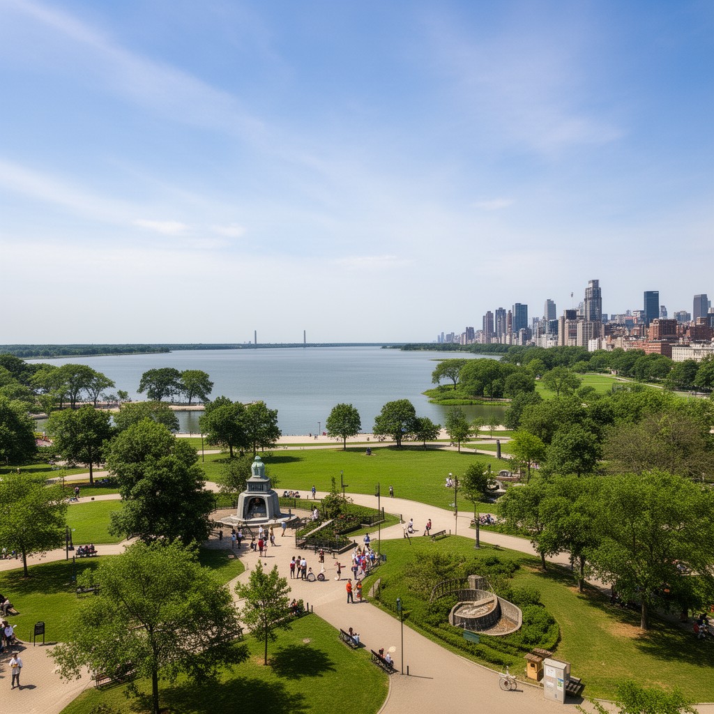 AI-generated illustration of Lincoln Park