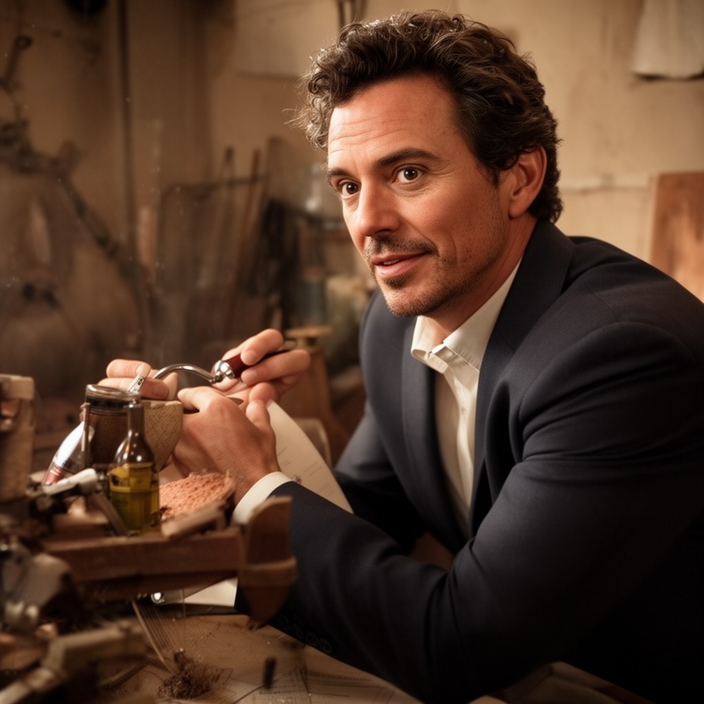 AI-generated illustration of Downey