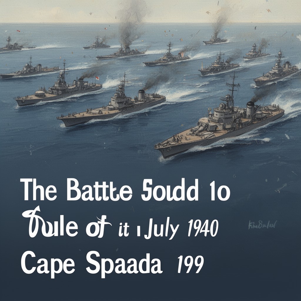 AI-generated illustration of Battle of Cape Spada