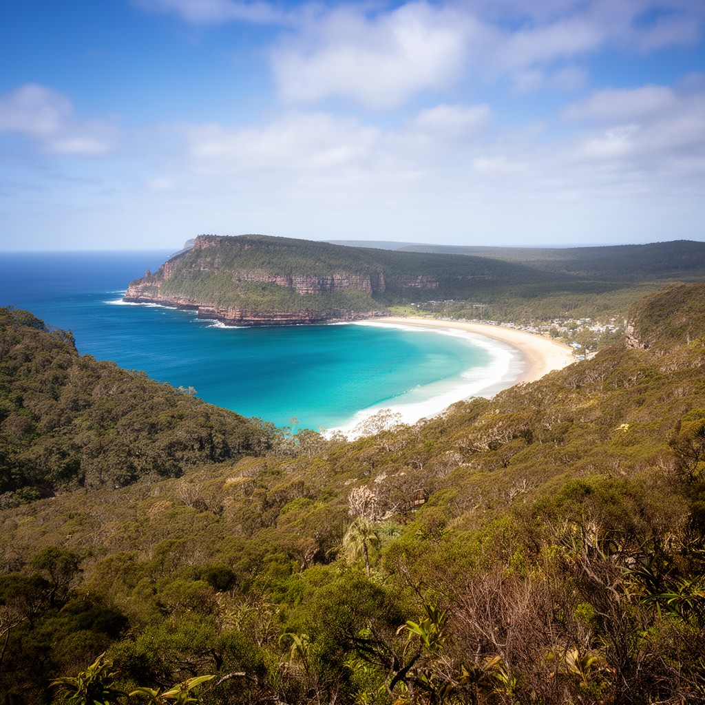 AI-generated illustration of Noosa National Park