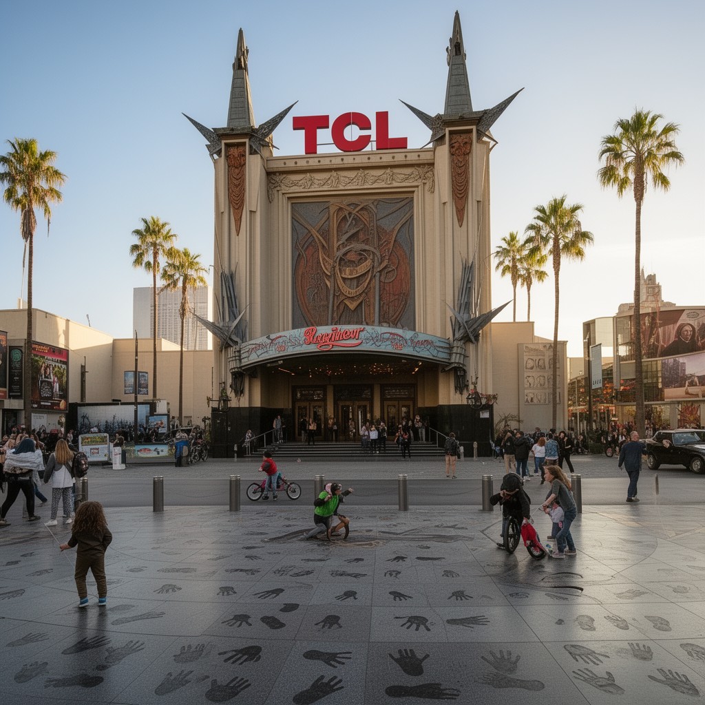 AI-generated illustration of TCL Chinese Theatre