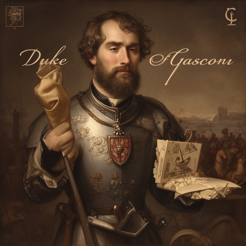 AI-generated illustration of Duke of Gascony