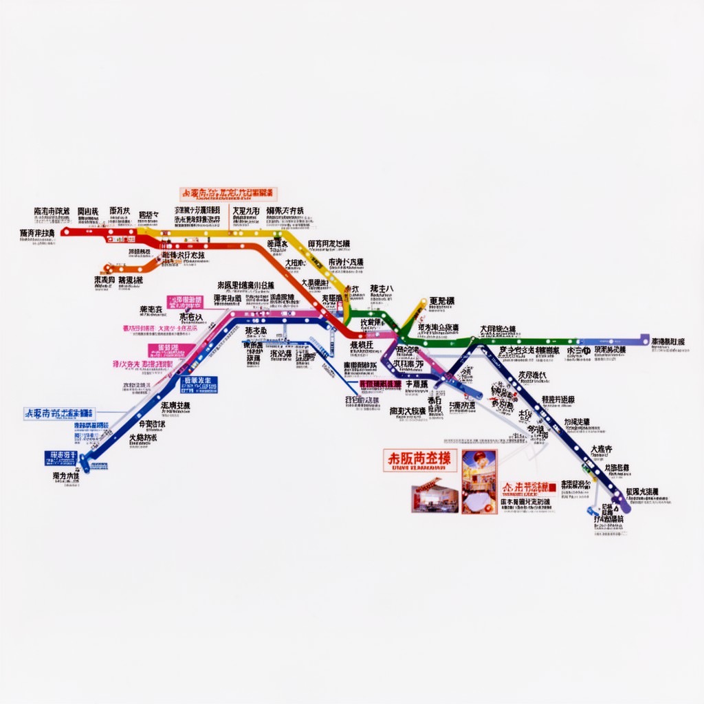 AI-generated illustration of Chuo Line
