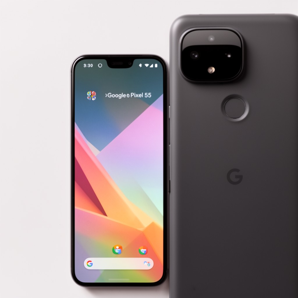 AI-generated illustration of Google Pixel 5