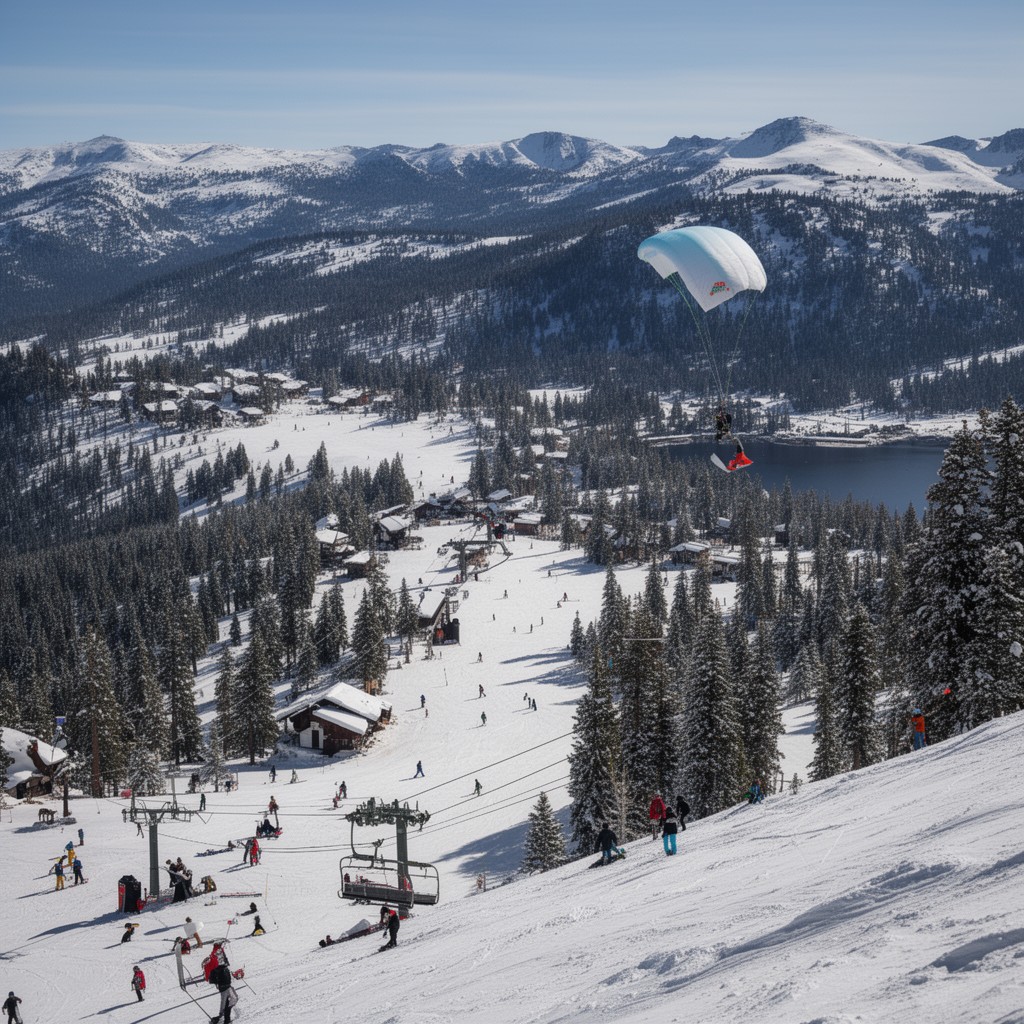 AI-generated illustration of Kirkwood Mountain Resort