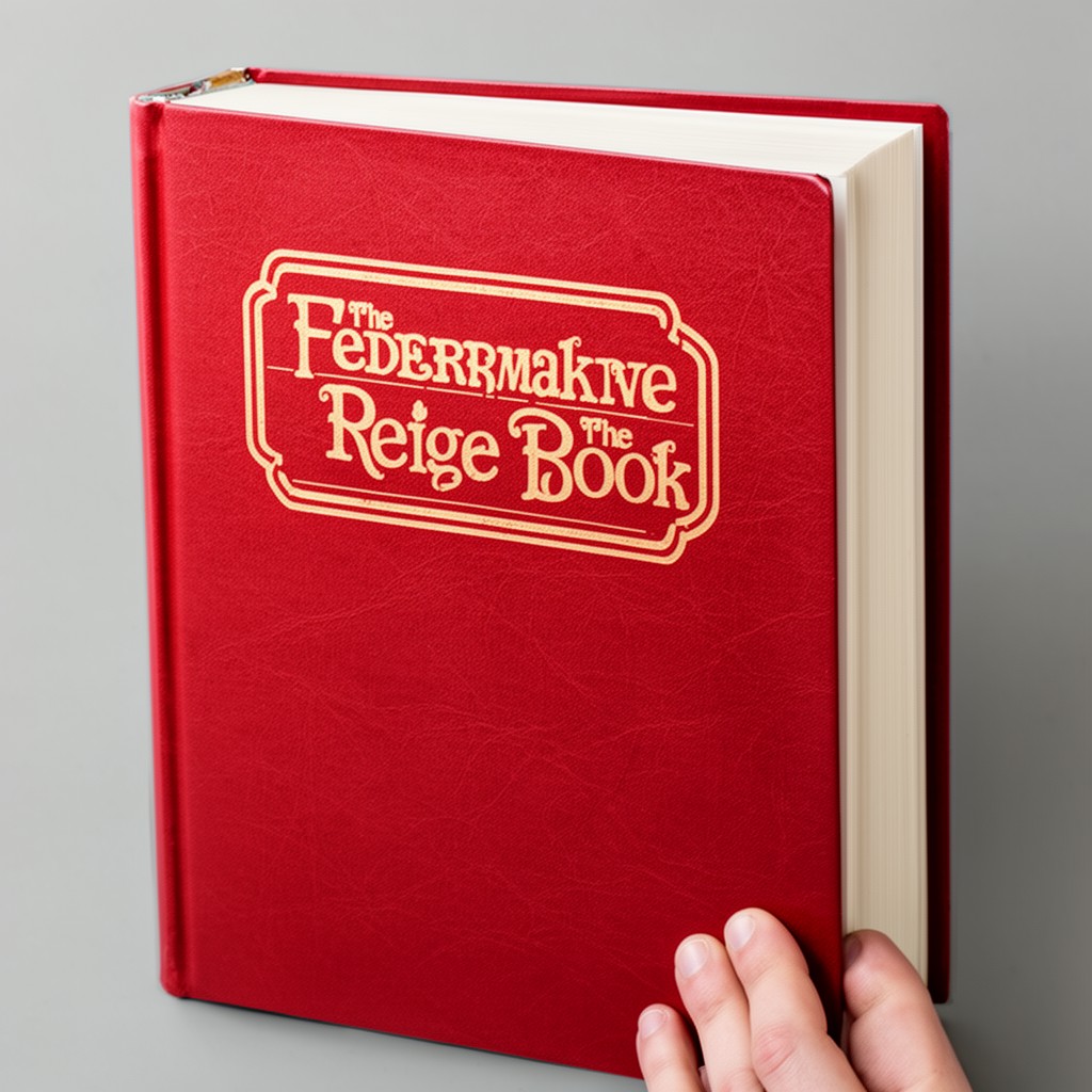 AI-generated illustration of Red Book
