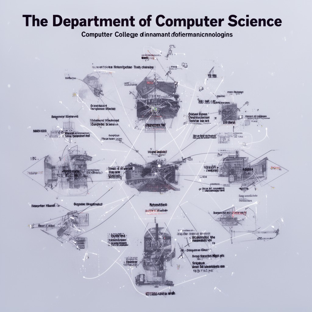 AI-generated illustration of Department of Computer Science