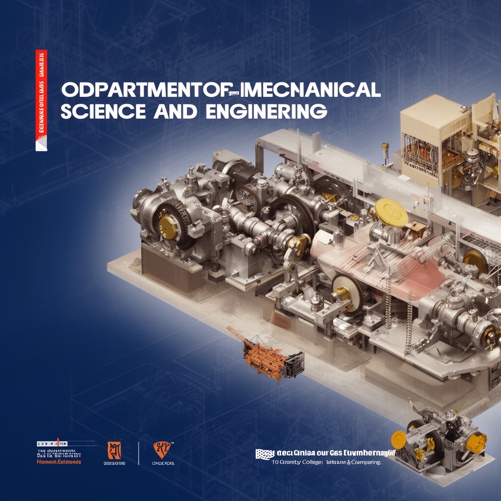 AI-generated illustration of Department of Mechanical Science and Engineering