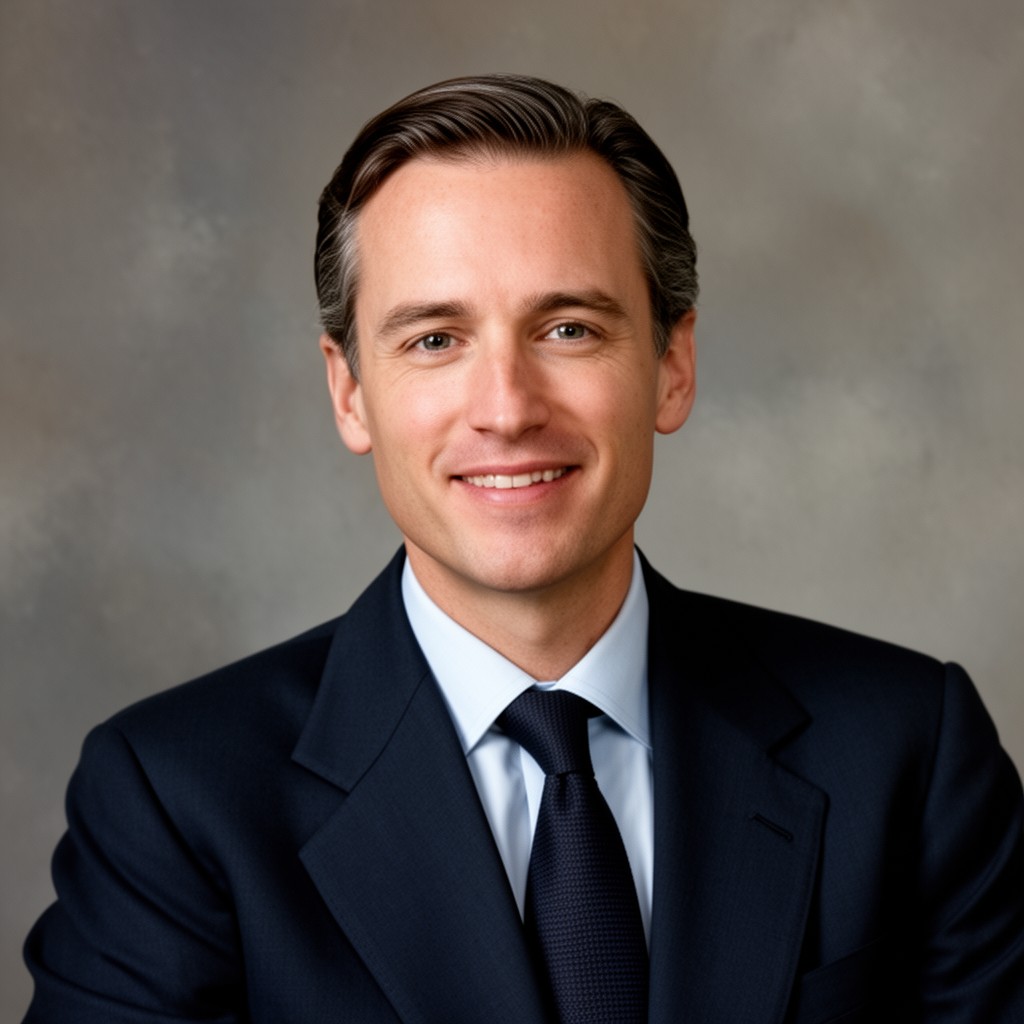 AI-generated illustration of William Newsom