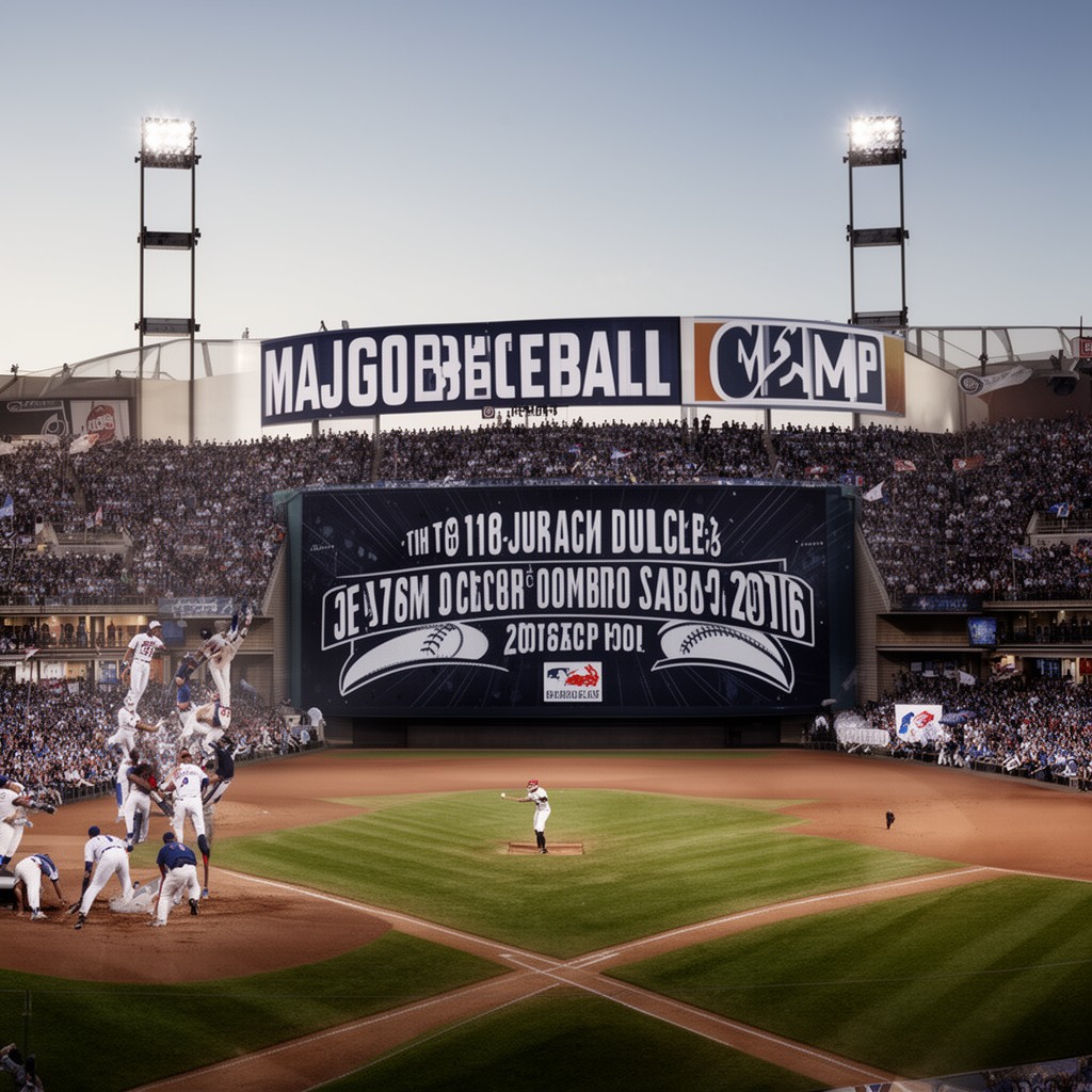 AI-generated illustration of 2016 Major League Baseball season