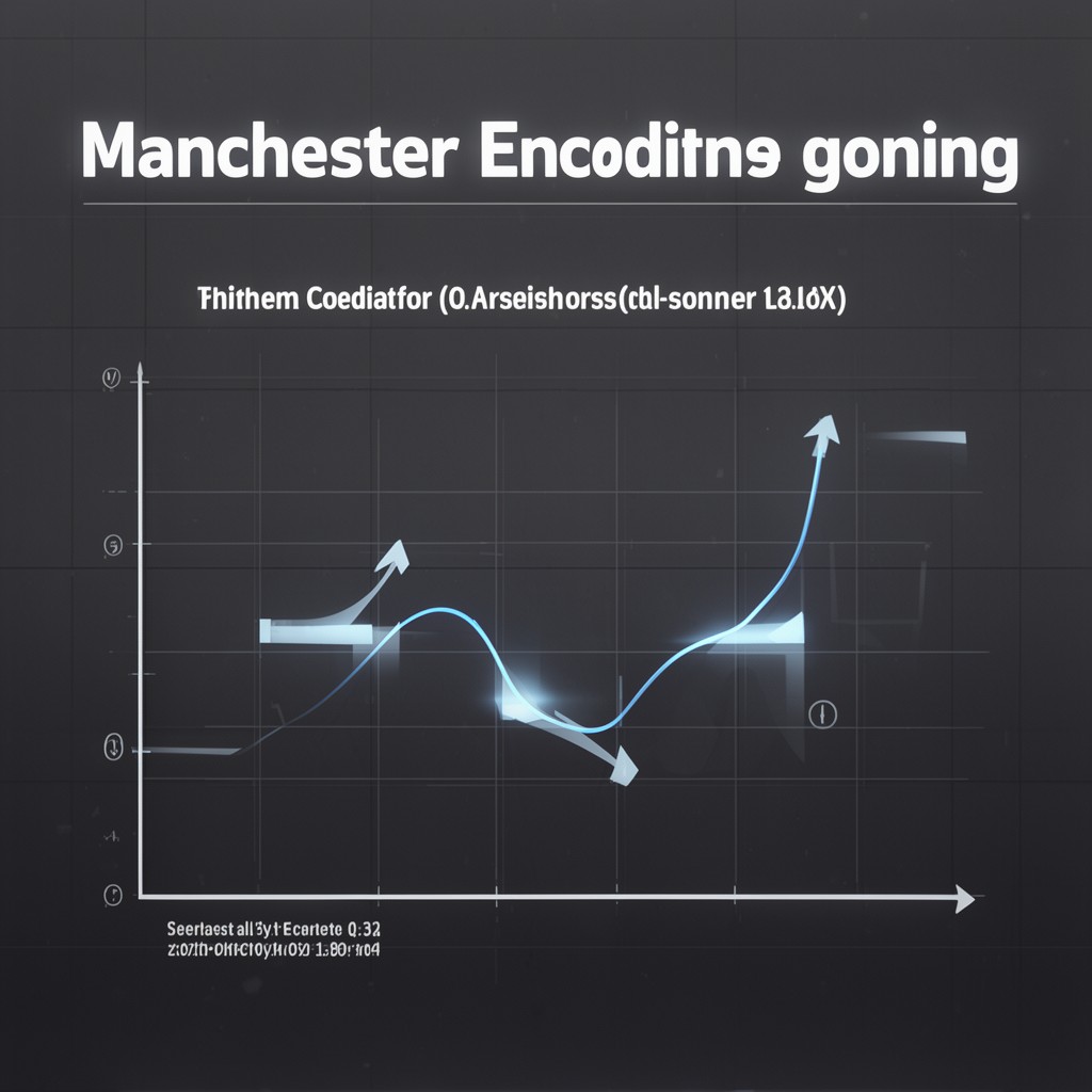 AI-generated illustration of Manchester encoding