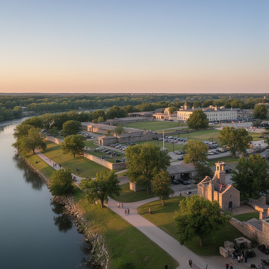 AI-generated illustration of Fort Snelling