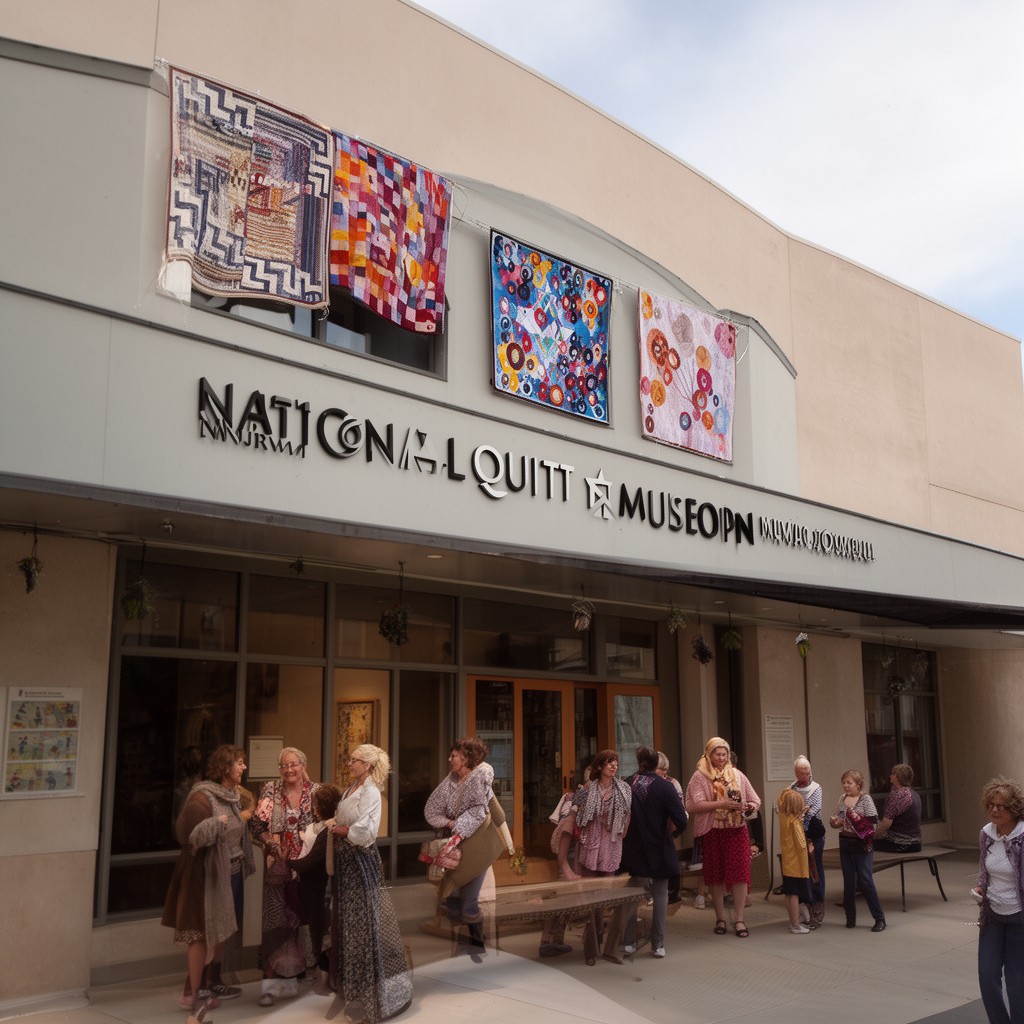 AI-generated illustration of National Quilt Museum