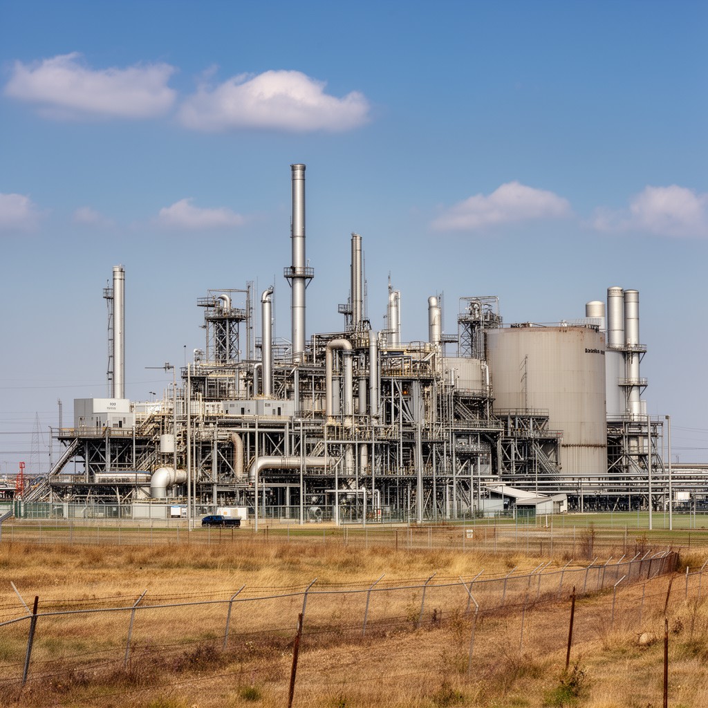 AI-generated illustration of Paducah Gaseous Diffusion Plant