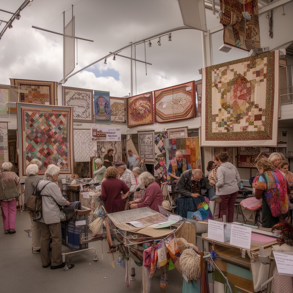 AI-generated illustration of Paducah QuiltWeek