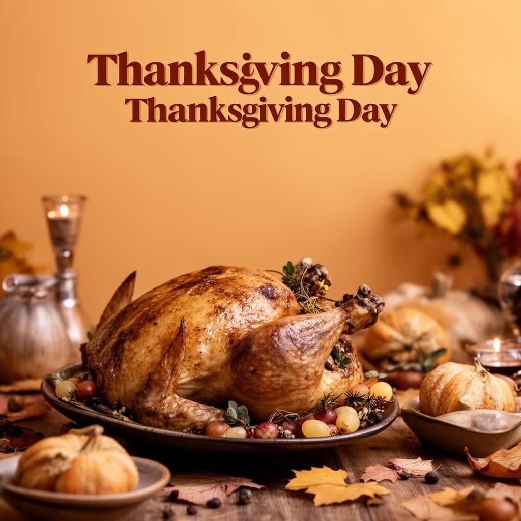 AI-generated illustration of Thanksgiving Day