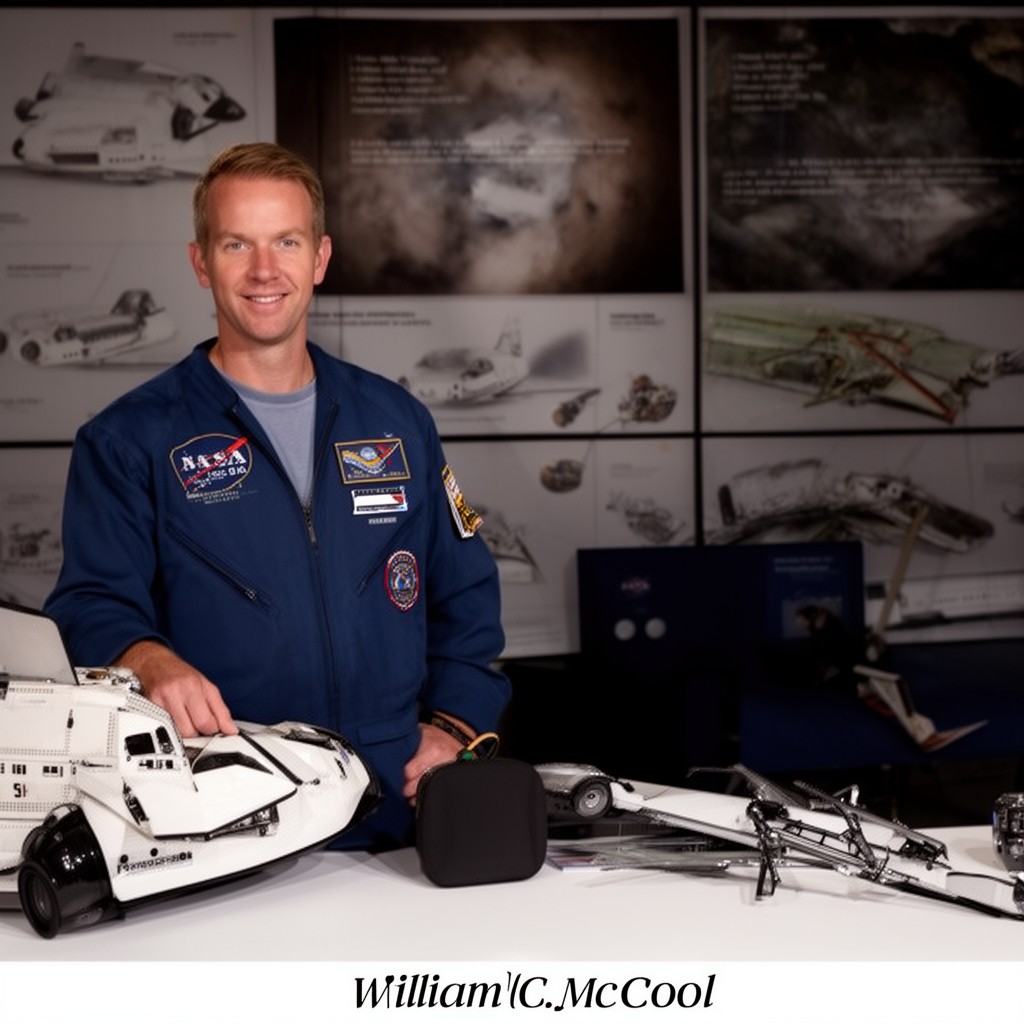 AI-generated illustration of William C. McCool