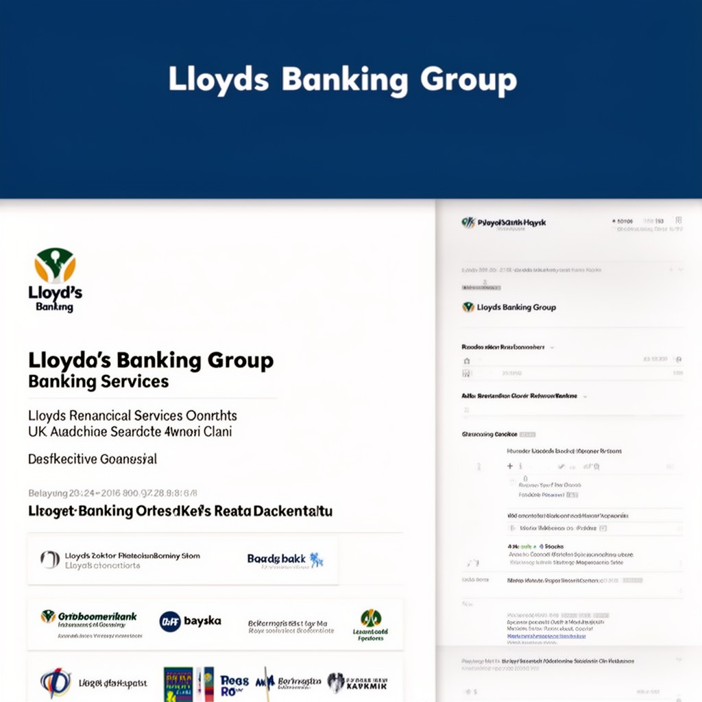 AI-generated illustration of Lloyds Banking Group