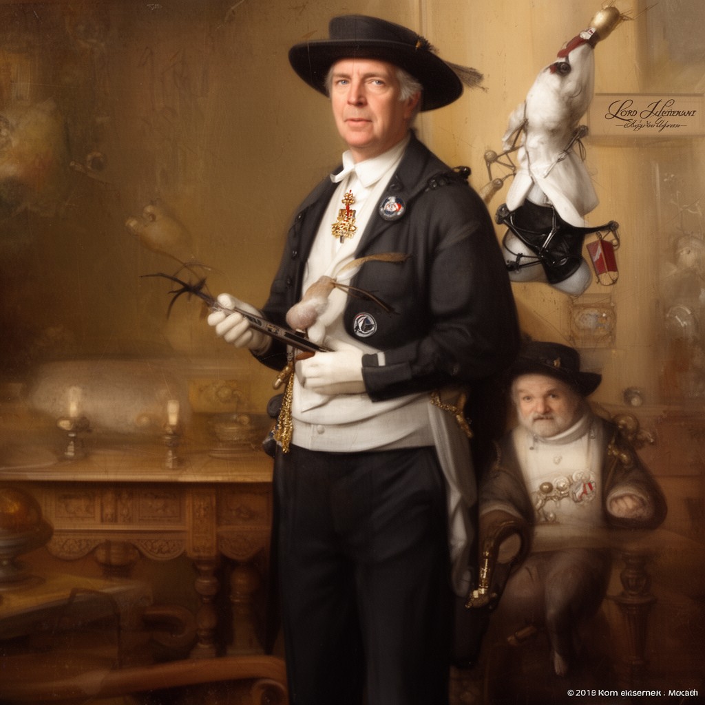 AI-generated illustration of Lord Lieutenant