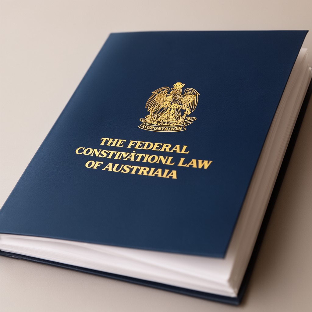 AI-generated illustration of Federal Constitutional Law of Austria