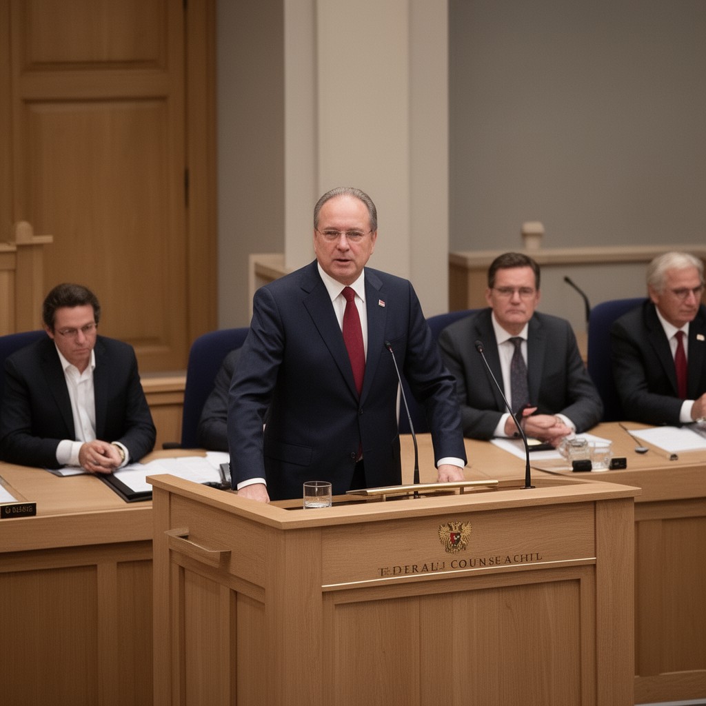 AI-generated illustration of President of the Federal Council
