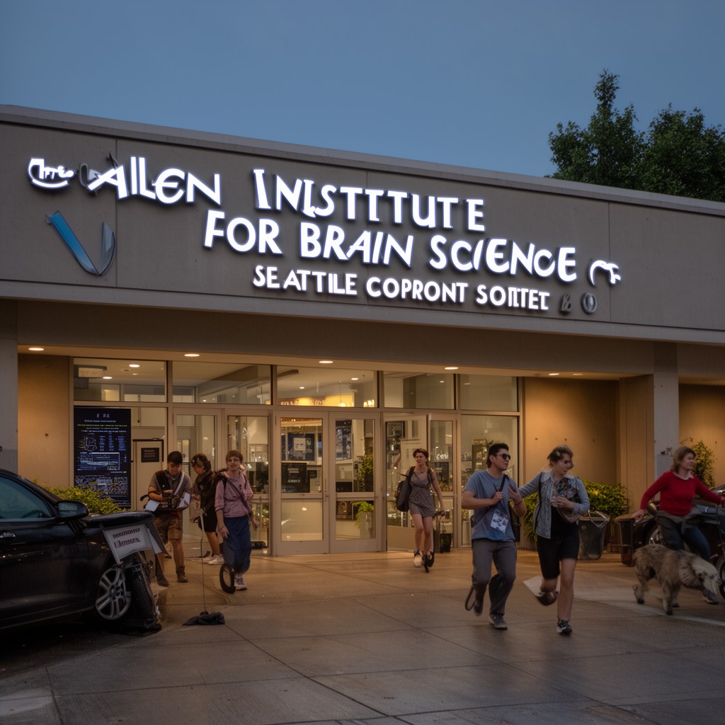 AI-generated illustration of Allen Institute for Brain Science