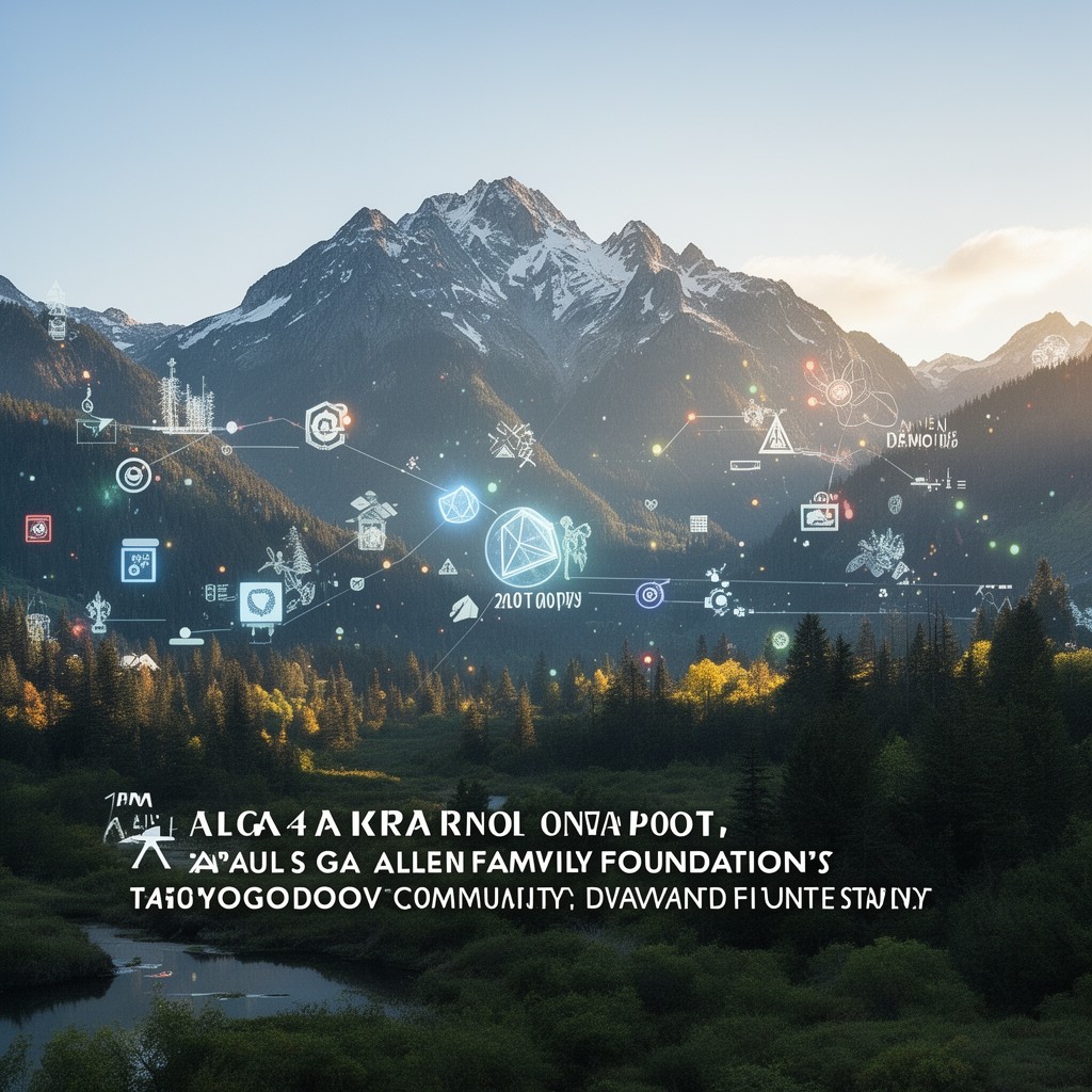 AI-generated illustration of Paul G. Allen Family Foundation