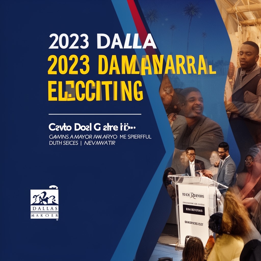 AI-generated illustration of 2023 Dallas mayoral election