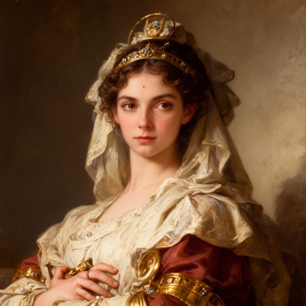 AI-generated illustration of Olympias