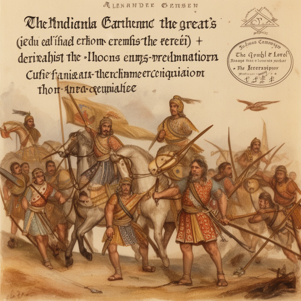 AI-generated illustration of Indian campaign