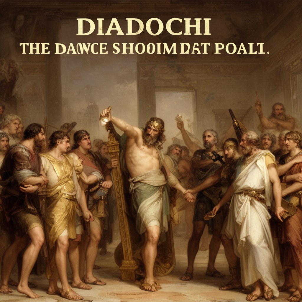 AI-generated illustration of Diadochi