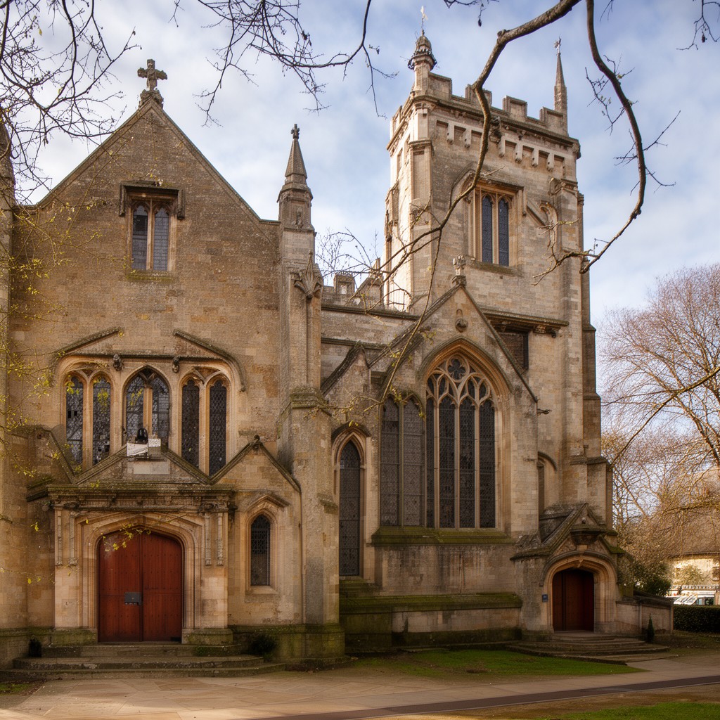 AI-generated illustration of Parish Church of St Mary and St Nicholas