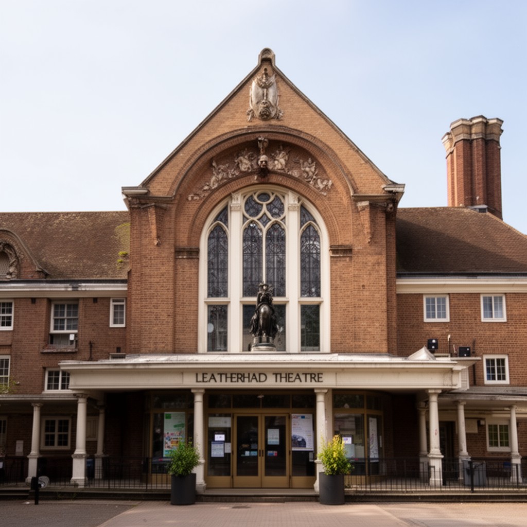 AI-generated illustration of Leatherhead Theatre