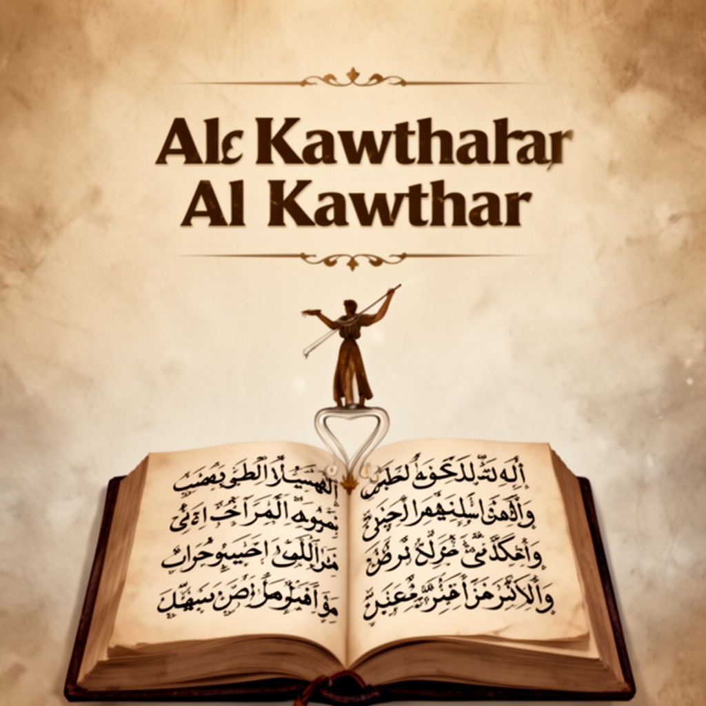 AI-generated illustration of Surah Al-Kawthar