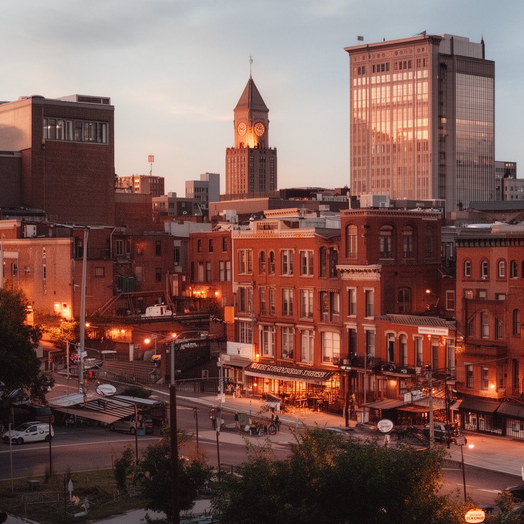 AI-generated illustration of Orange, New Jersey