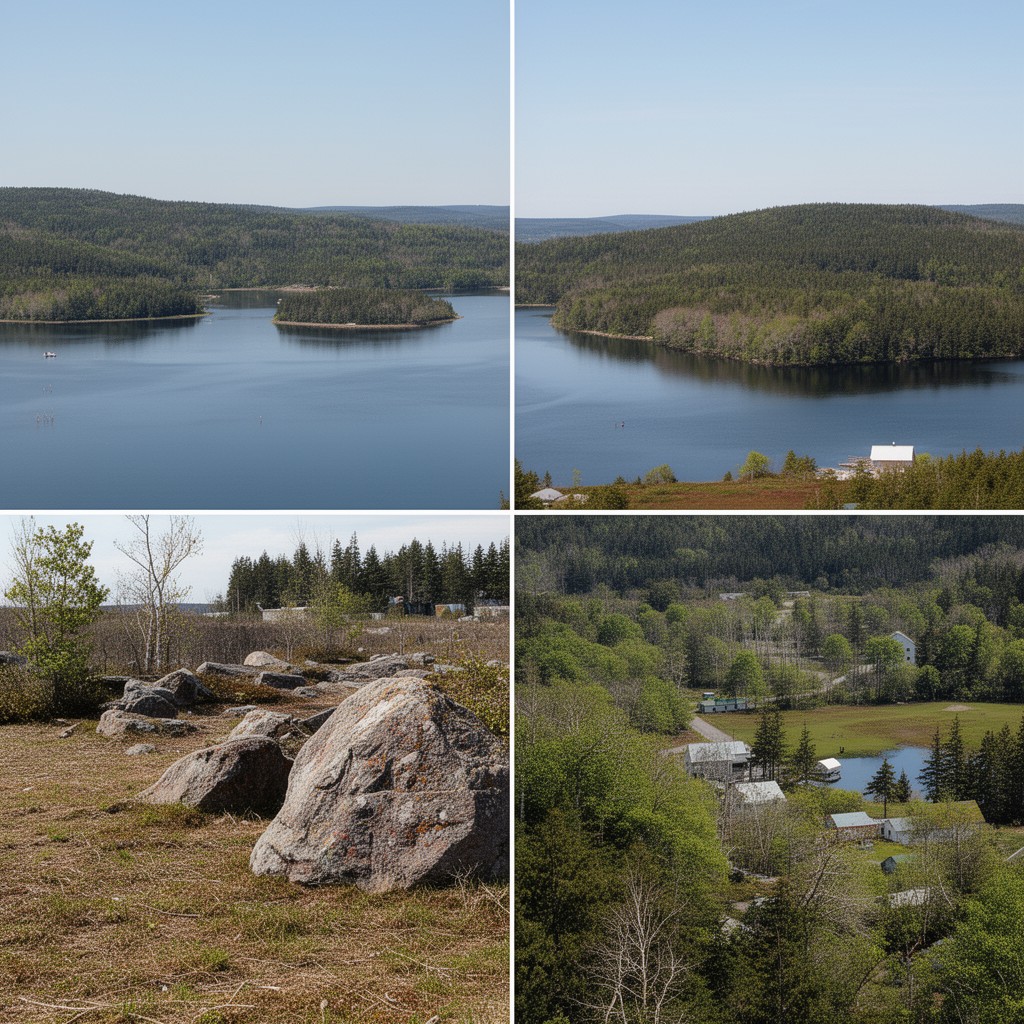 AI-generated illustration of Washington County, Maine
