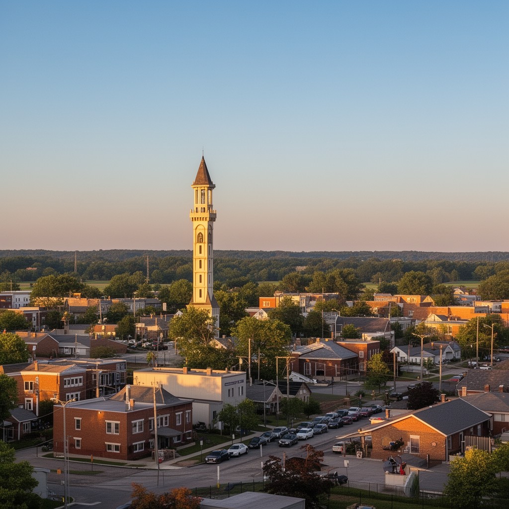 AI-generated illustration of Kearney, Missouri