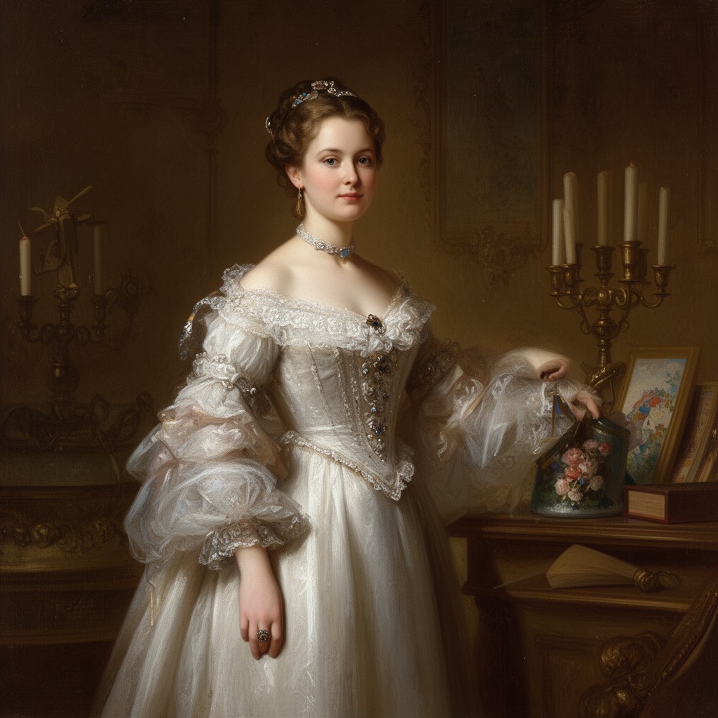 AI-generated illustration of Princess Sophie of the Netherlands