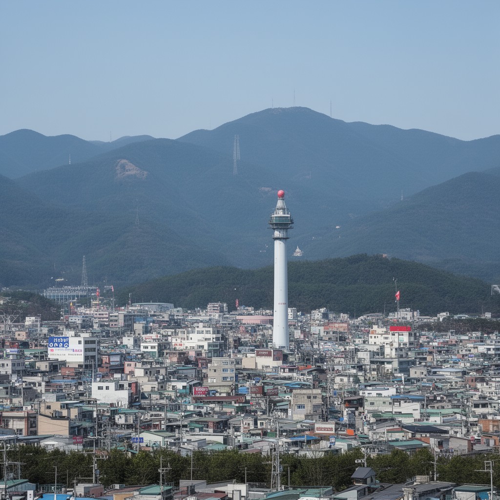 AI-generated illustration of Osan, South Korea