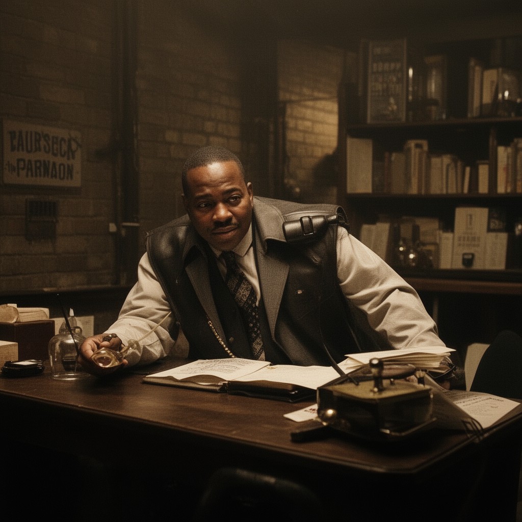 AI-generated illustration of Bumpy Johnson