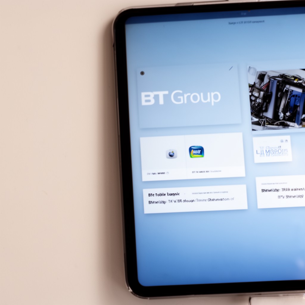 AI-generated illustration of BT Group