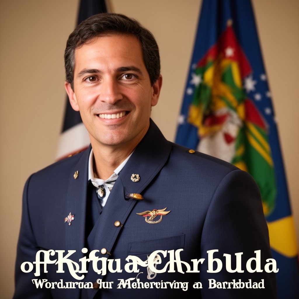 AI-generated illustration of King of Antigua and Barbuda