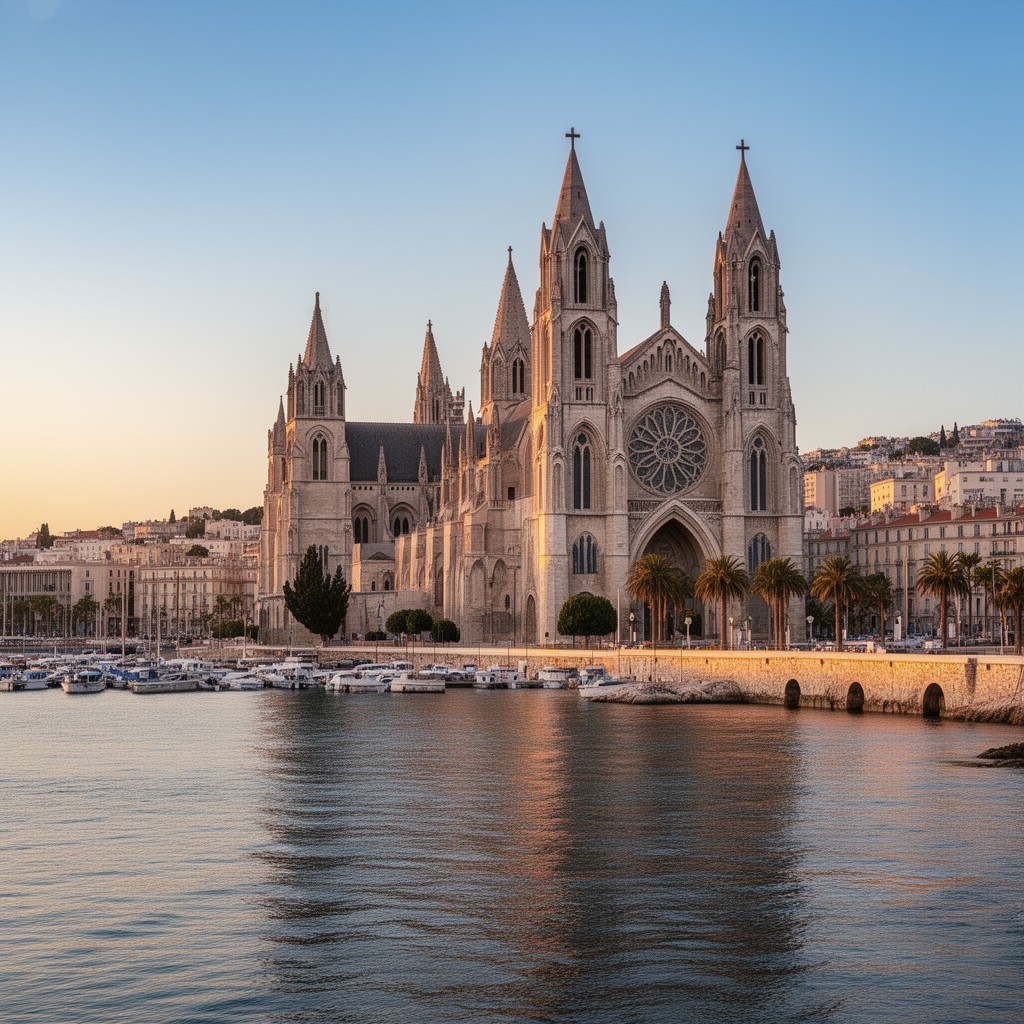 AI-generated illustration of Cathédrale de la Major