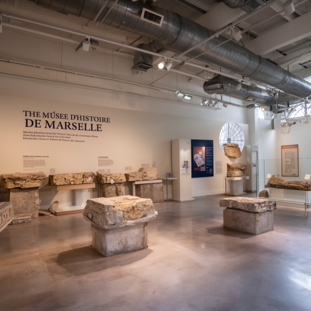 AI-generated illustration of Musée d’Histoire de Marseille