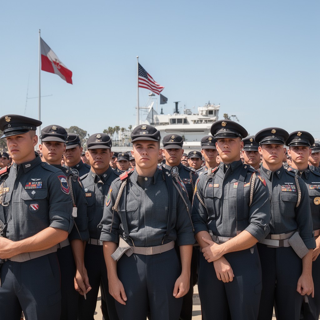 AI-generated illustration of Recruit Training Regiment